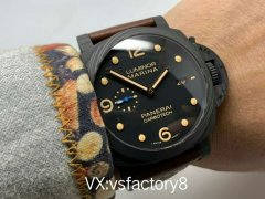 VS廠沛納海pam661碳纖維復刻表工藝細節評測
